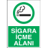 SİGARA İÇME ALANI 25X35CM