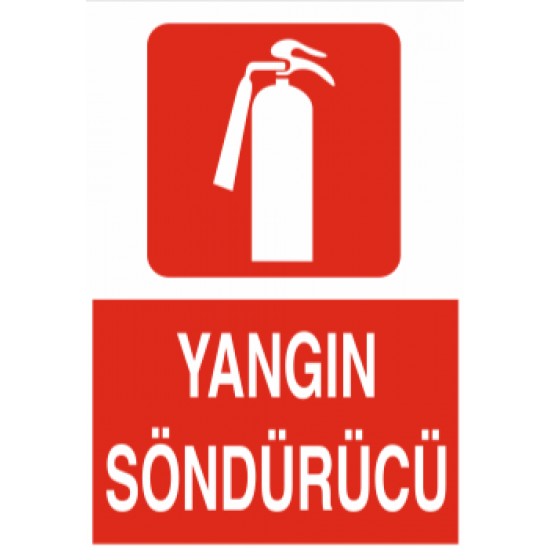YANGIN SÖNDÜRÜCÜ 25X35CM