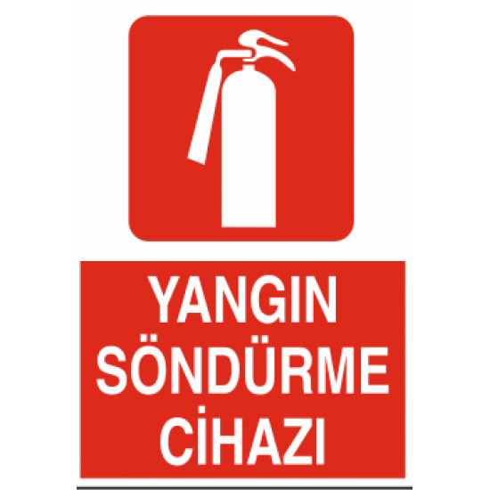 YANGIN SÖNDÜRME CİHAZI 23X35CM