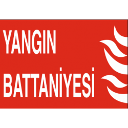 YANGIN BATTANİYESİ 35X25CM