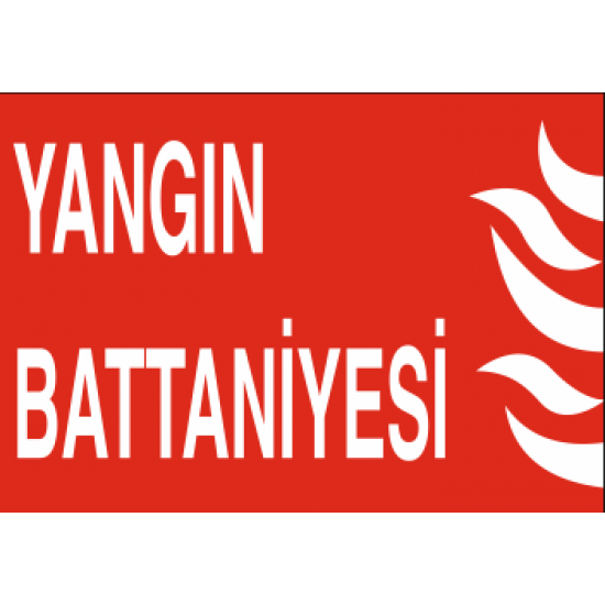 YANGIN BATTANİYESİ 35X25CM