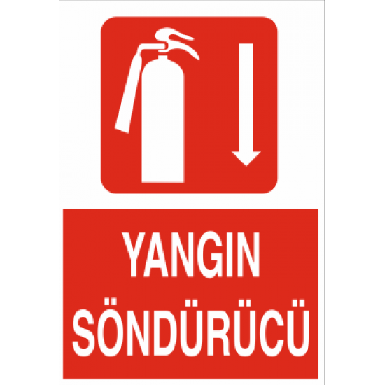 YANGIN SÖNDÜRÜCÜ 25X35CM