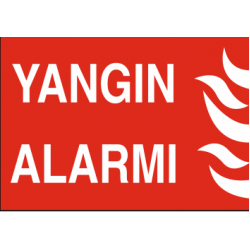 YANGIN ALARMI 35X25CM