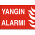 YANGIN ALARMI 35X25CM