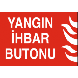 YANGIN İHBAR BUTONU 35X25CM