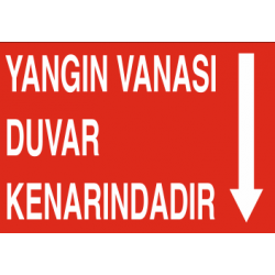 YANGIN VANASI DUVAR KENARINDADIR 35X25CM