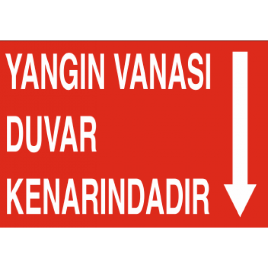 YANGIN VANASI DUVAR KENARINDADIR 35X25CM