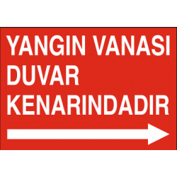 YANGIN VANASI DUVAR KENARINDADIR 35X25CM