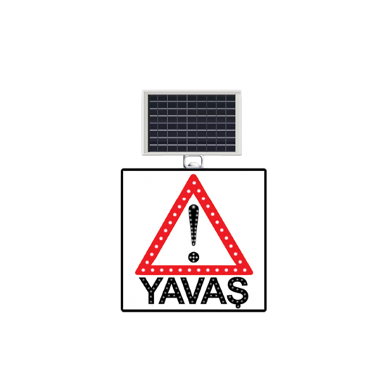 GÜNEŞ ENERJİLİ(SOLAR) LEDLİ YAVAŞ 60 x 60 CM