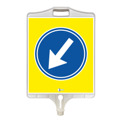 LNT 9301 SOLDAN GİDİNİZ TABELASI (TEK TARAFLI)