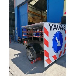 RÖMORKLU IŞIKLI LEVHA