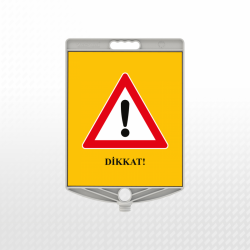 Dikdörtgen Levha - (Dikkat)